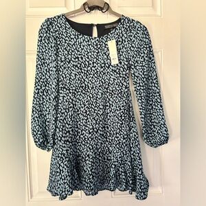 Trixxi Blue and Black Kids Dress